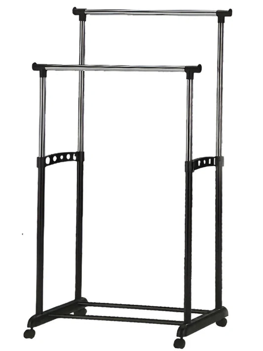 Double-Bar Clothes Drying Rack