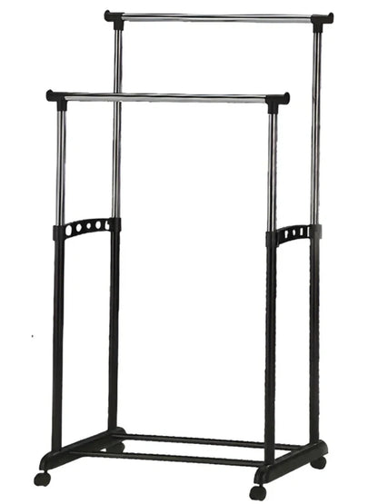 Double-Bar Clothes Drying Rack